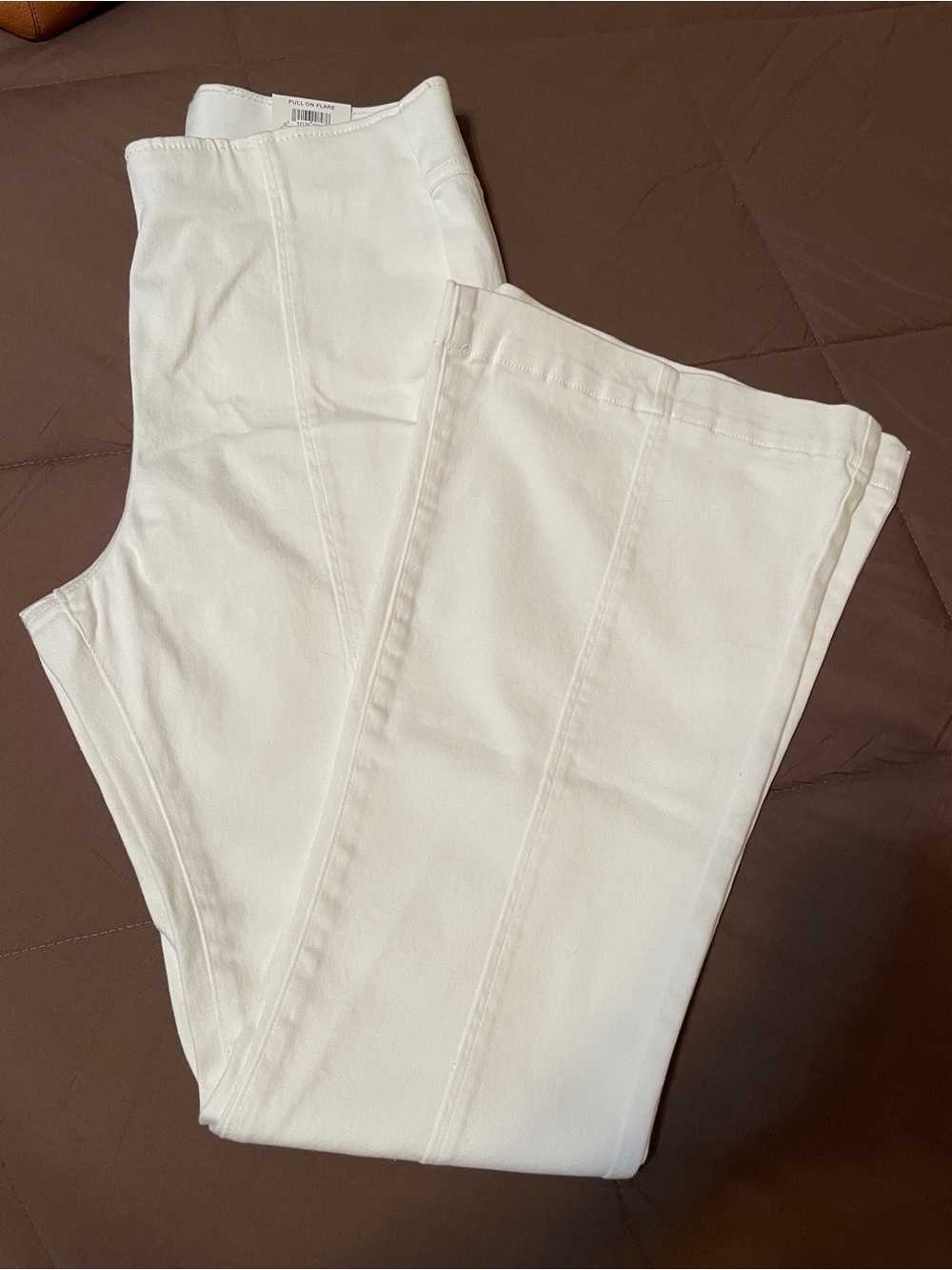 INC International Concepts White Boot Cut Denim Pants